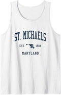St. Michaels MD Vintage Athletic Sports JSN1 Tank Top