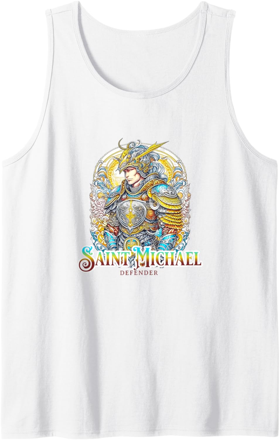 Saint Michael: Defender of the Faith - Defend The Christ Tank Top