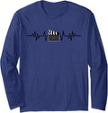 Heartbeat Director Clapboard, Filmmaker Gift Long Sleeve