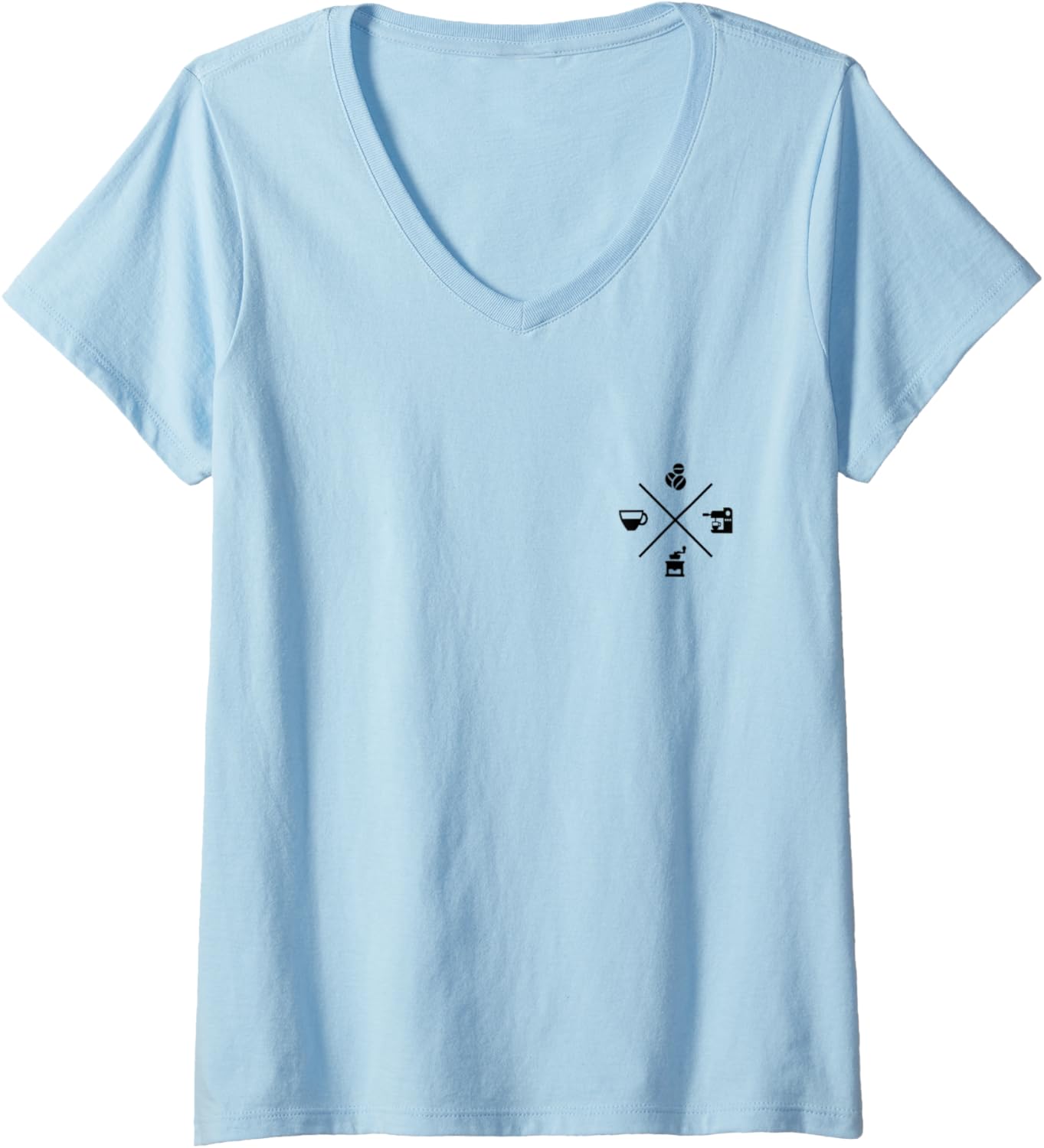 Womens Barista Coffee Espresso Cappuccino Maker V-Neck