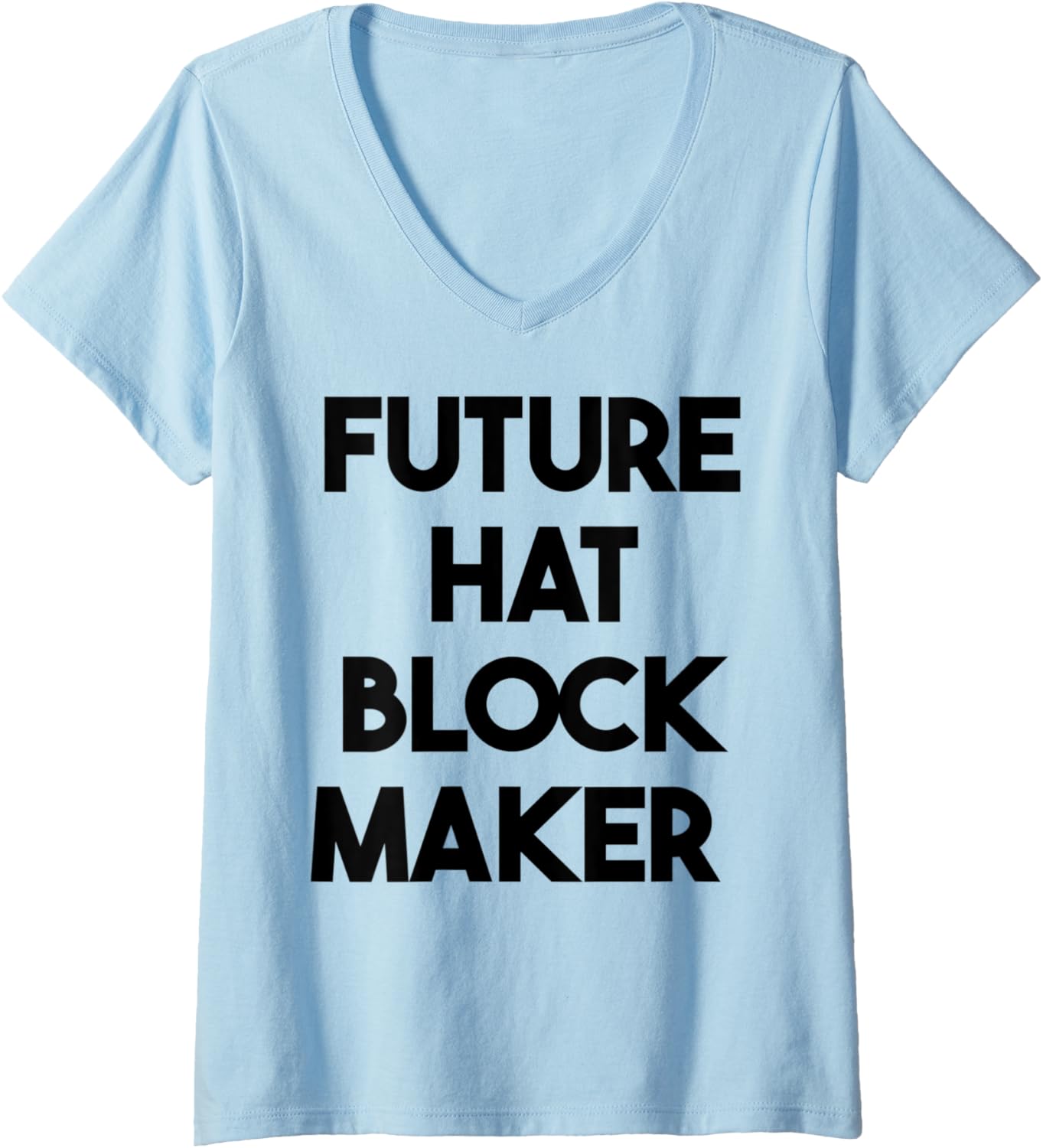 Womens Future Hat Block Maker V-Neck