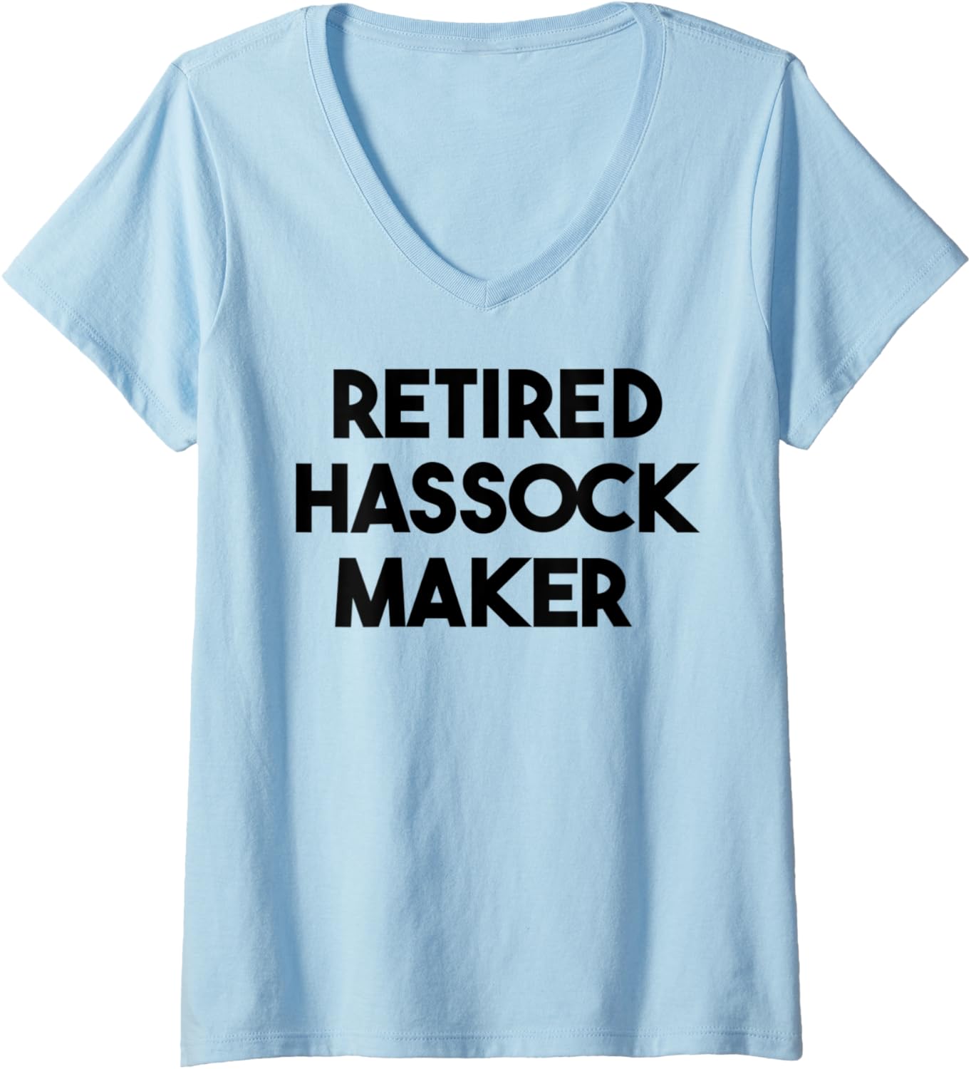 Womens Retired Hassock Maker V-Neck