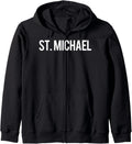 St. Michael T Shirt Cool the archangel saint cheap gift tee Zip Hoodie