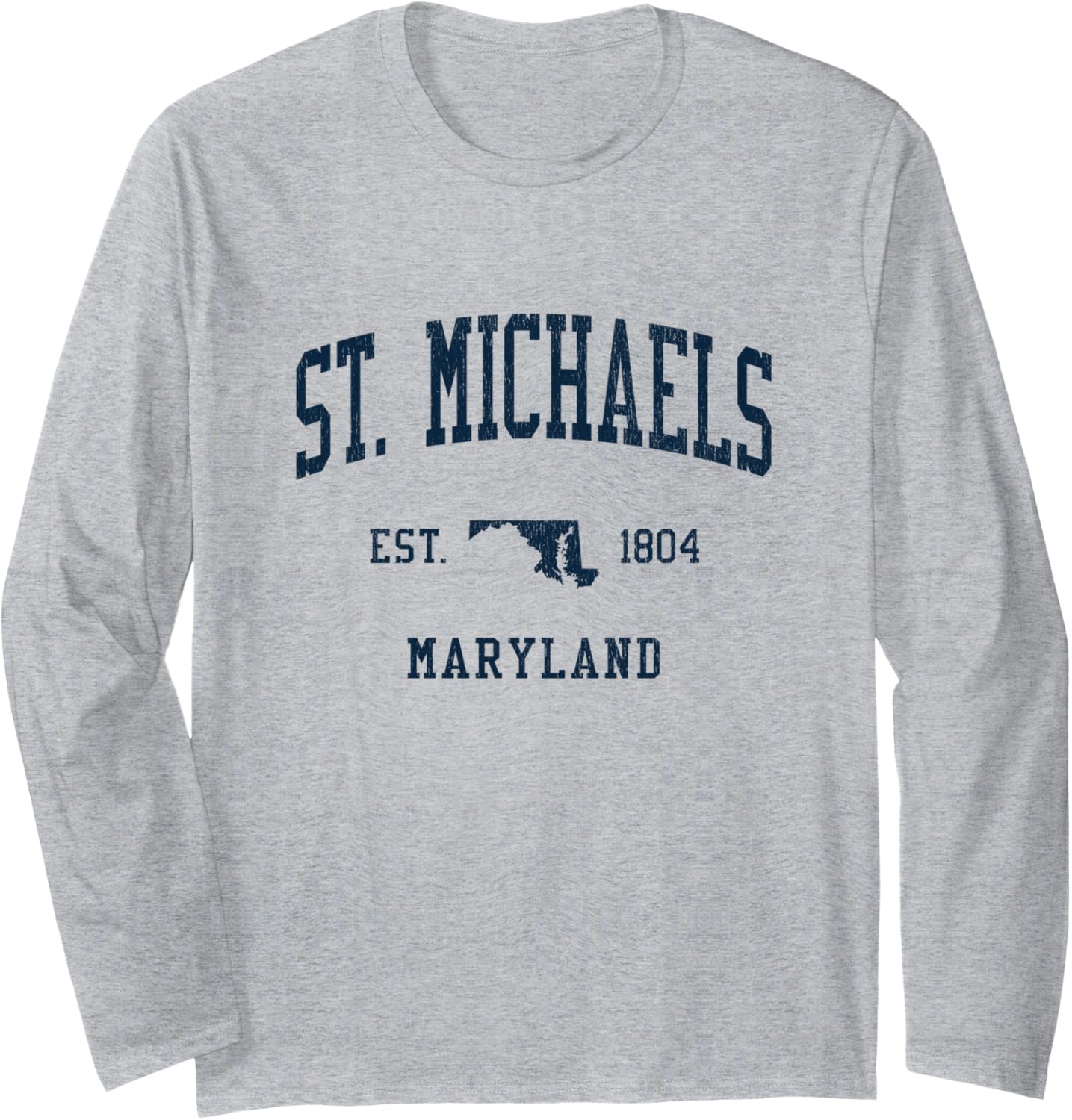 St. Michaels MD Vintage Athletic Sports JSN1 Long Sleeve