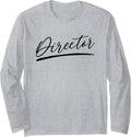Director Filmmaker Movies Film Director Movie Maker Long Sleeve