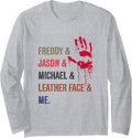 Halloween Michael and Friends Shirt Spooky Holiday Legends Long Sleeve