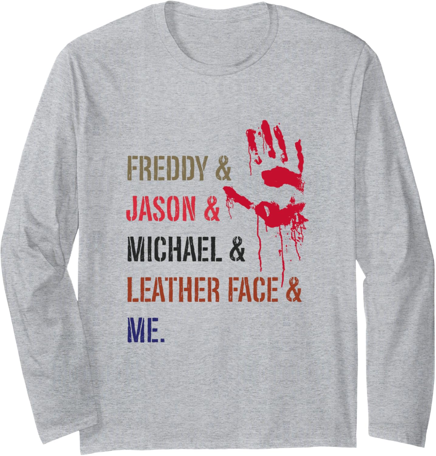 Halloween Michael and Friends Shirt Spooky Holiday Legends Long Sleeve