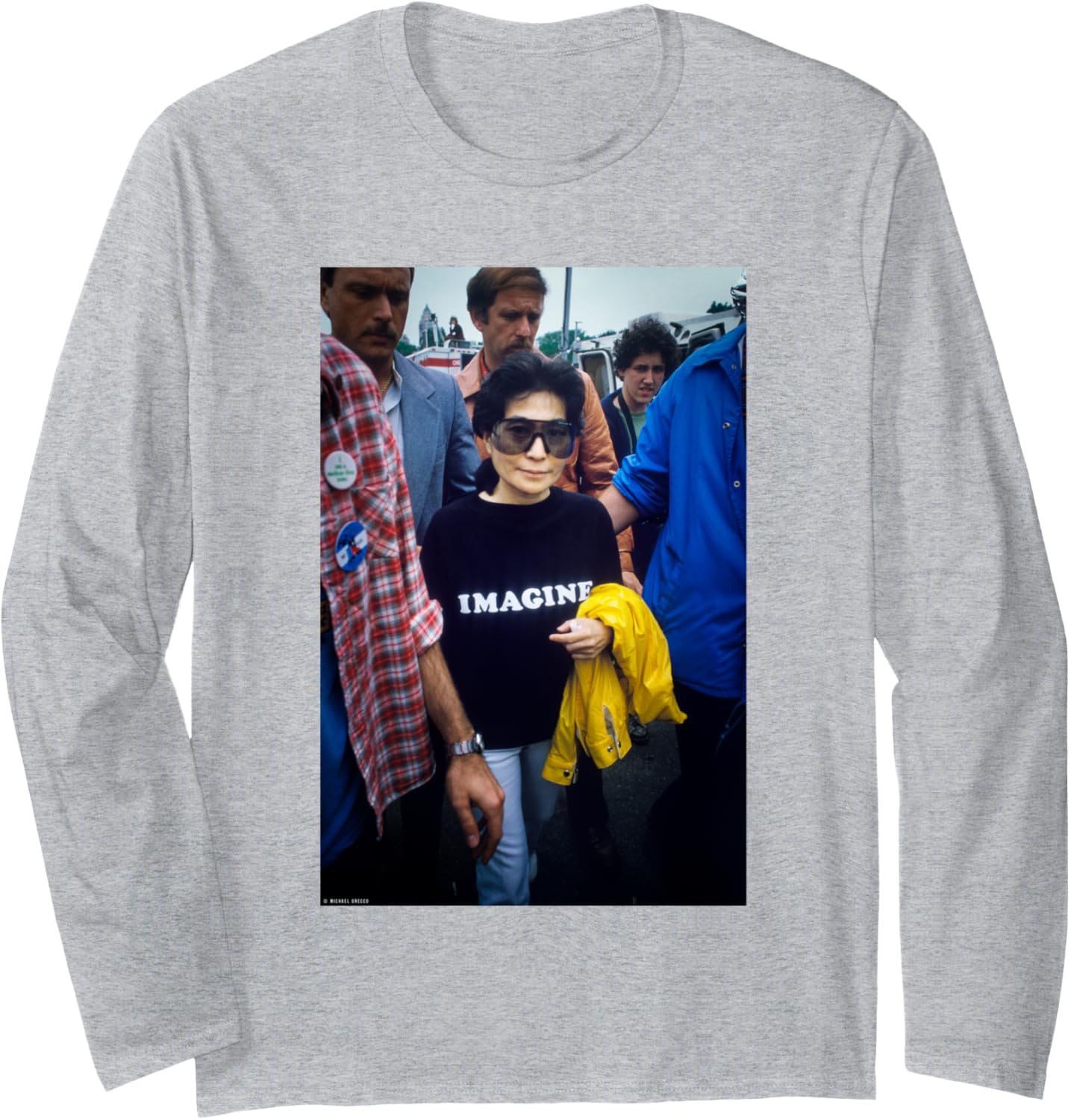 Yoko ONO Singer & Artist by Michael Grecco Long Sleeve