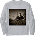 Johnny Cash American Music Legend by Michael Grecco Long Sleeve