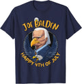 Funny Joe Balden happy 4th of July American Bald Eagle Women Kids Men