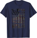Distressed Edgy American Flag Eagle Emblem Vintage