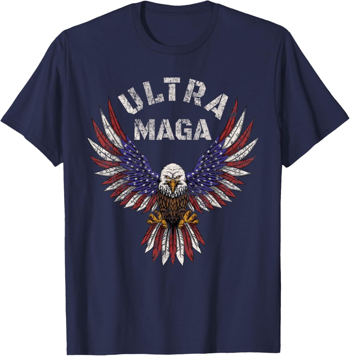 Ultra Maga Shirt US Flag Tee USA Eagle American Ultra Mega