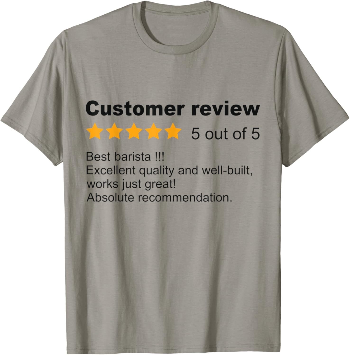 Best Barista Funny Review Job Profession Coffee Maker