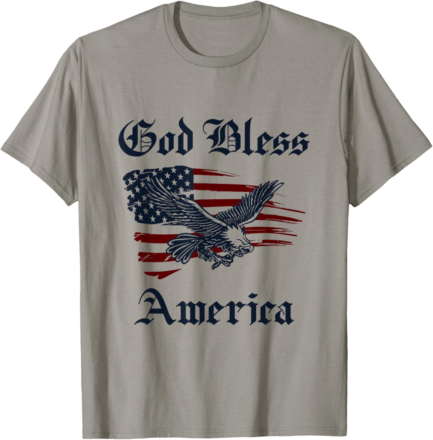 God Bless America Patriotic Eagle American Flag 4th of July