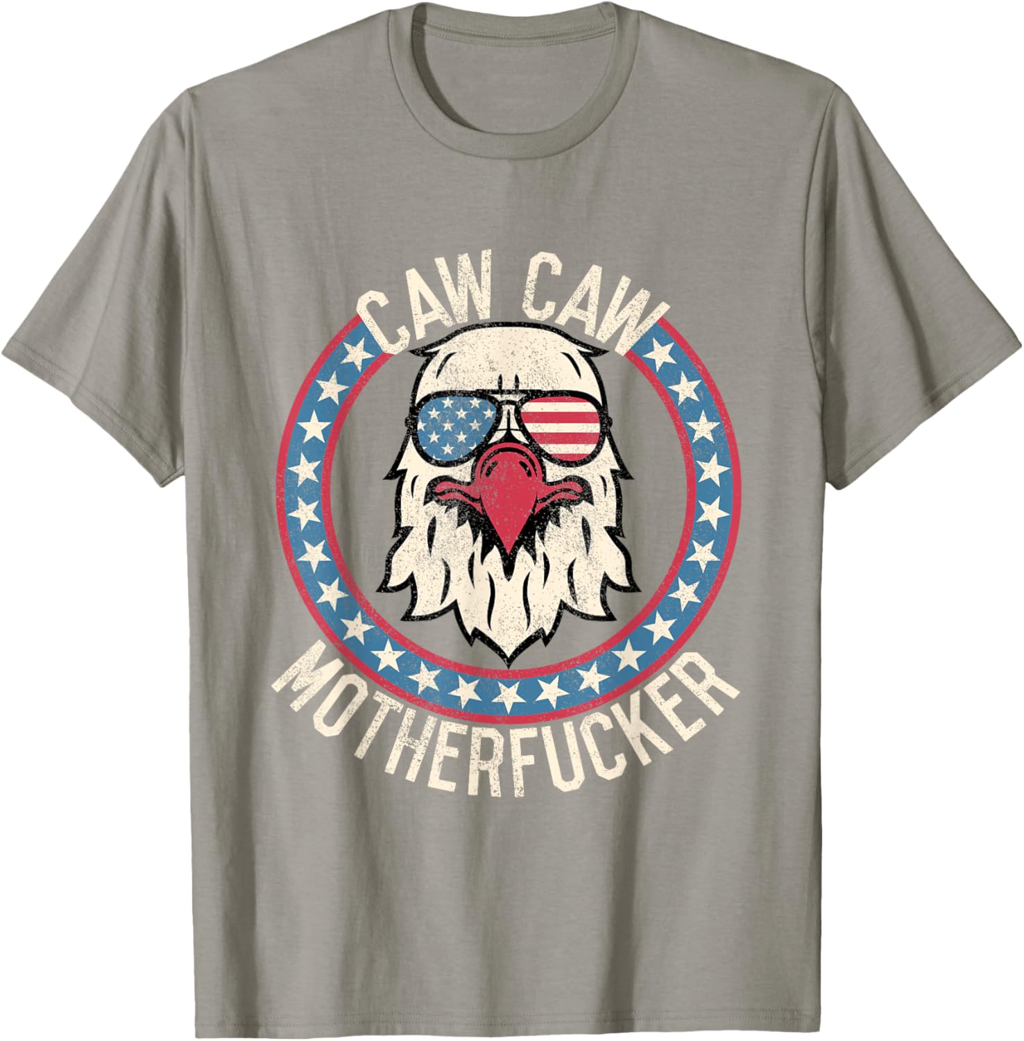 Caw Caw Motherfucker Funny 4th of July American Eagle Women Men