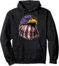 Eagle American 4th of July T shirt American Flag Men Women Pullover Hoodie