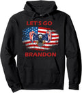 Lets Go Brandon American Flag and Eagle T-Shirt Pullover Hoodie