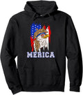 Eagle Mullet 4th Of July Tshirt American Flag Stars Stripes Pullover Hoodie