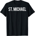 St. Michael T Shirt Cool the archangel saint cheap gift tee