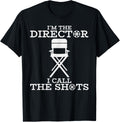 Filmmaker Director Chair T-Shirt Funny Cinema Film Lovers