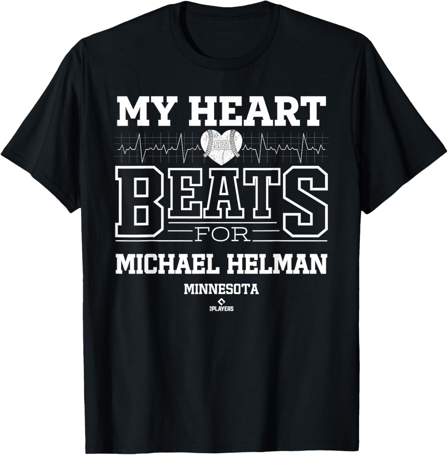 My Heart Beats for Michael Helman Minnesota Baseball MLBPA