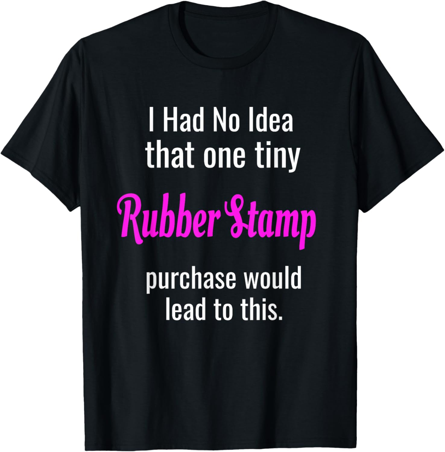 Rubber Stamp Shirt for Card Makers, & Paper Crafters