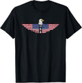 Vintage American Bald Eagle flag Tshirt for July 4th