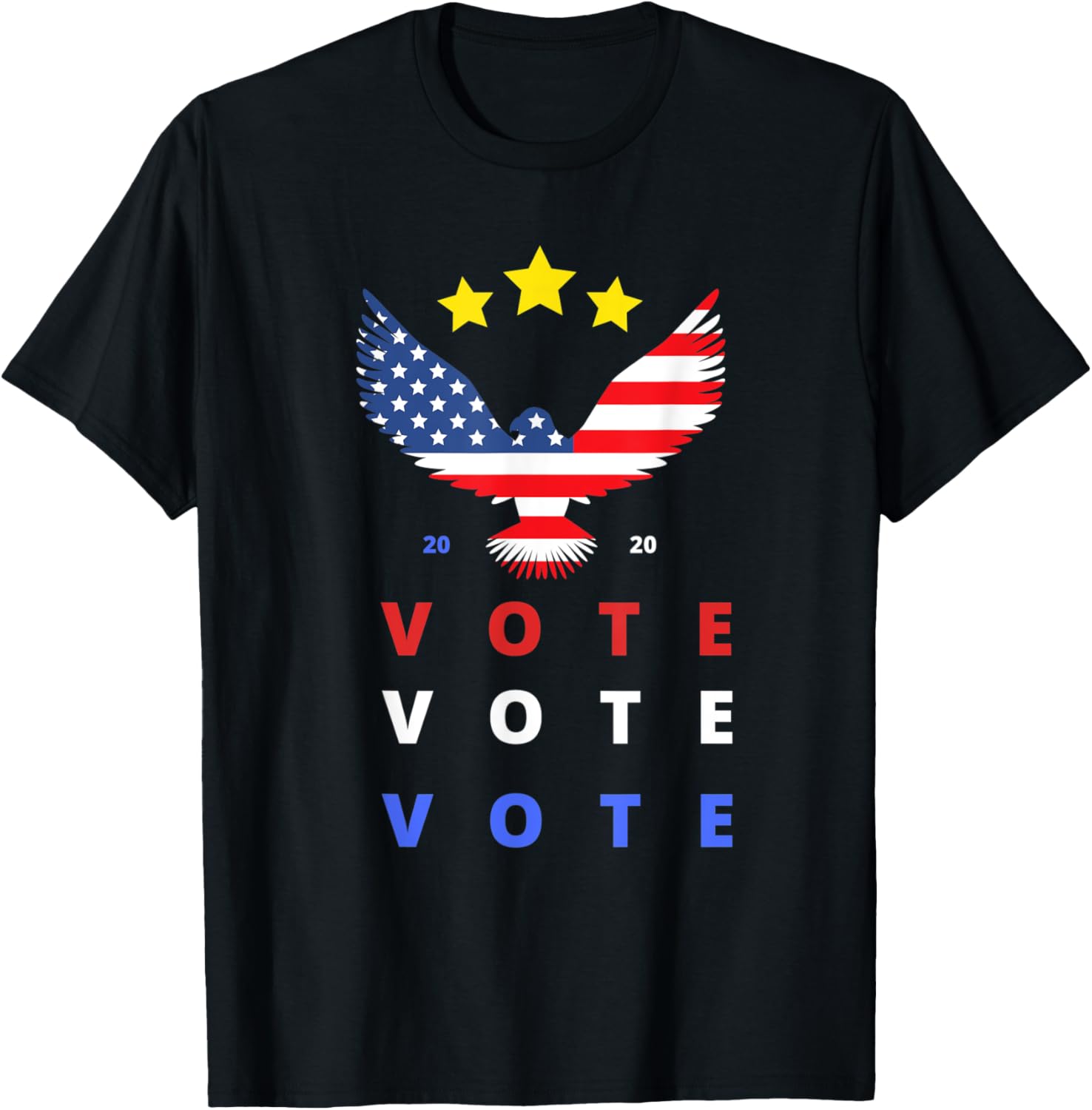 Vote with American Flag Eagle 2020