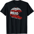 Trendy American Moto Customs Eagle Silhouette Fill