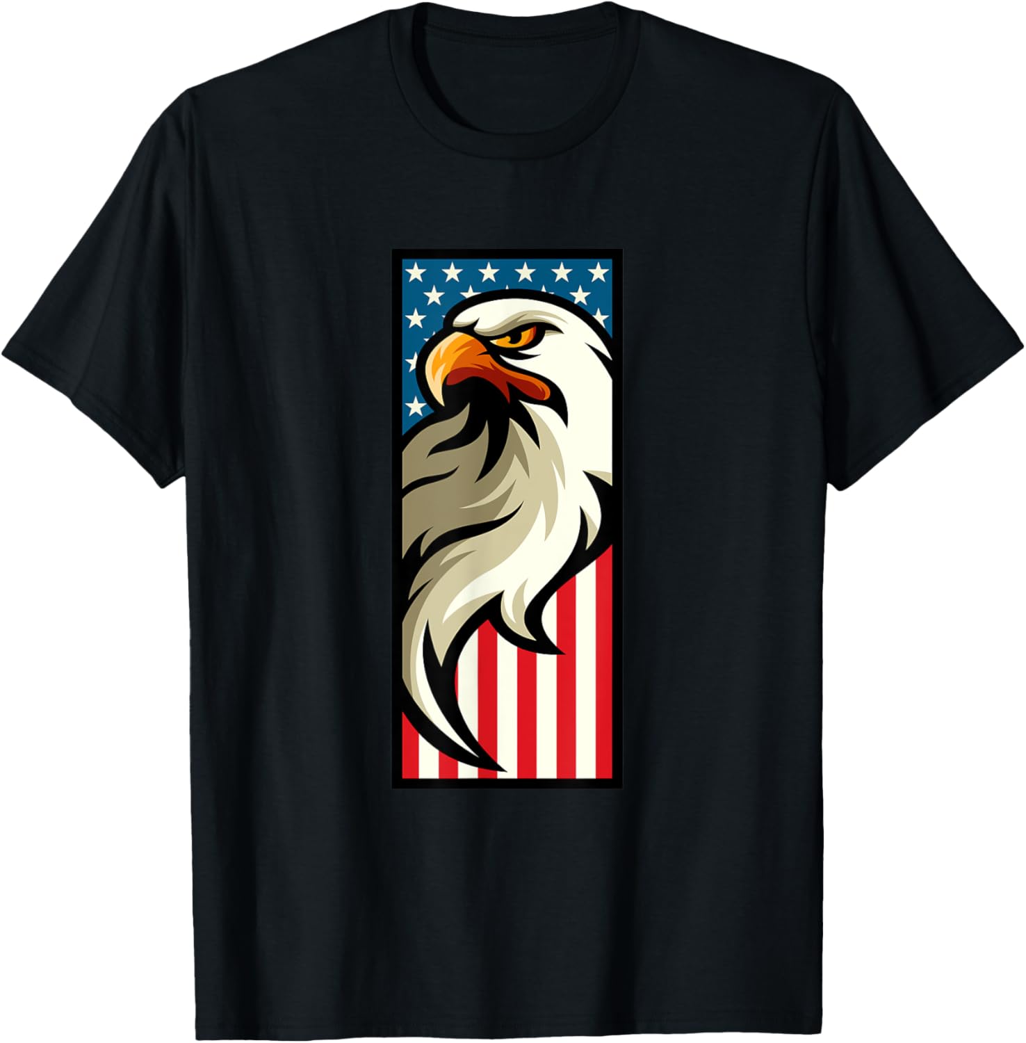 American Flag & Patriotic Eagle