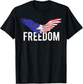 Freedom Bald Eagle Proud American USA Flag Patriotic