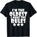Funny Oldest Sibling Bossy Rule Maker Child T Shirt