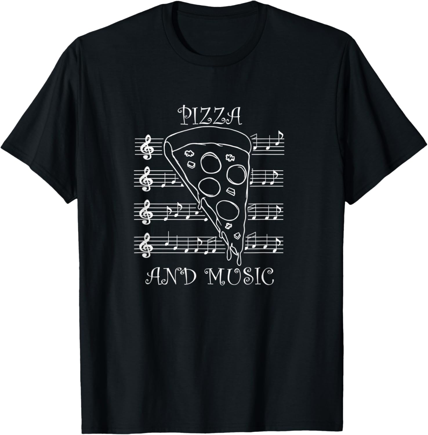 Pizza and Music Ironic Saying Pizza Maker Musician