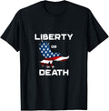 Liberty Or Death Patriotic American Flag and Eagle