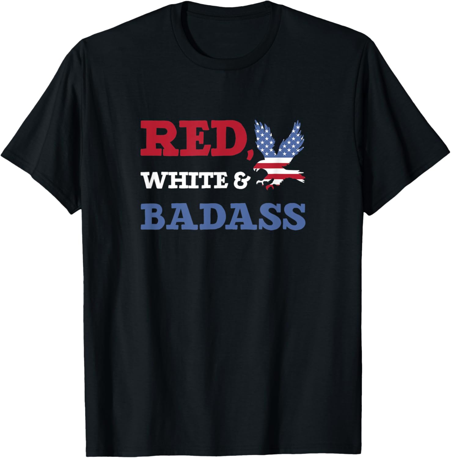 Red, White & Tough Proud American Patriot Eagle