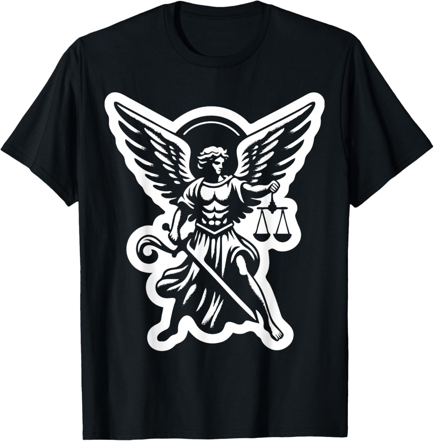 Saint Michael the Archangel Scales Justice Sword Catholic