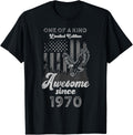 1970 Birthday 55 Years American Flag Patriotic Eagle