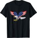 Patriotic USA American Flag Bald Eagle