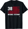 Flag Stripes Michael Stefanic Los Angeles Baseball MLBPA