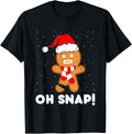 Oh Snap Gingerbread Man Cookie Funny Christmas Cookie Maker