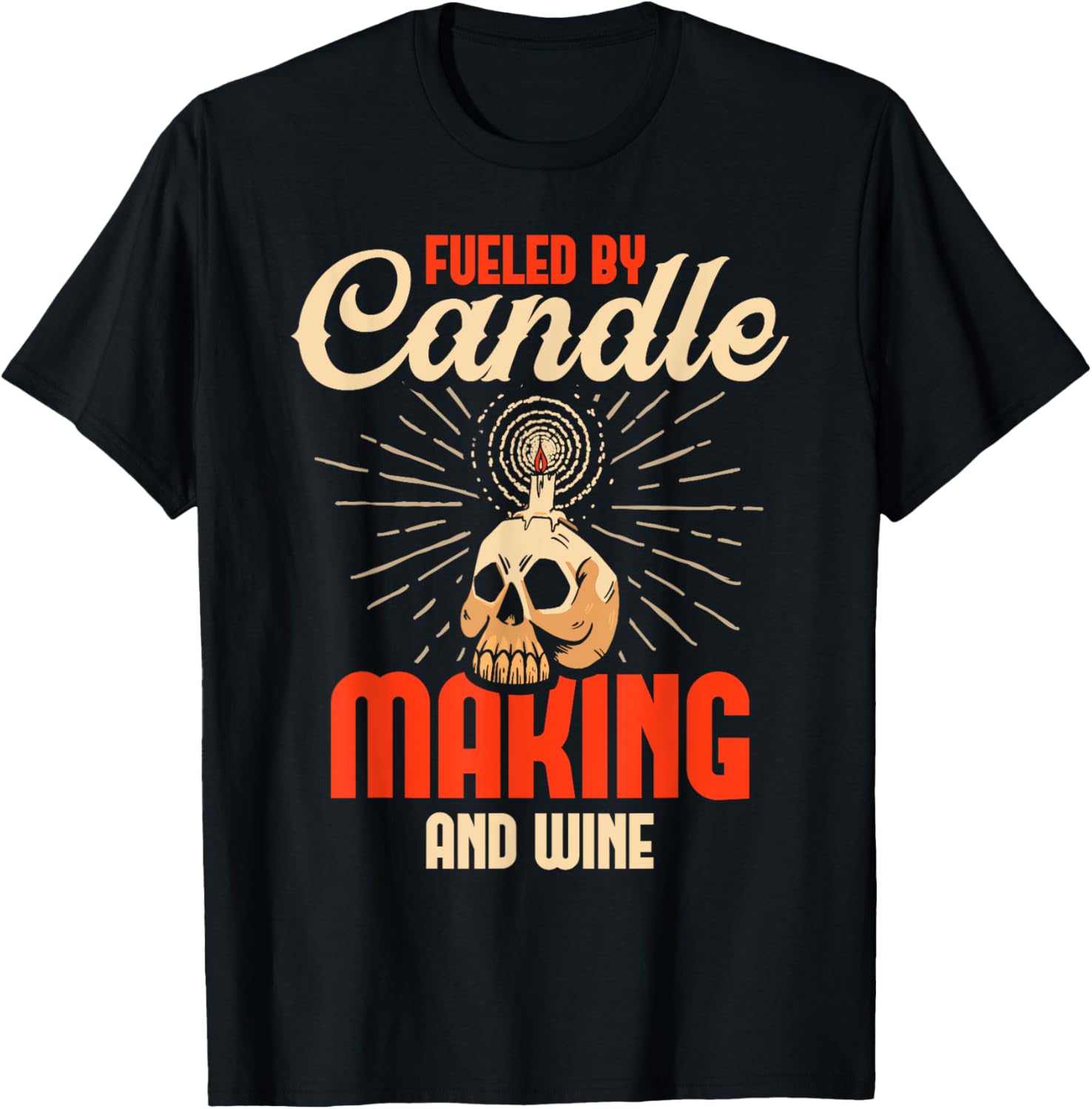 Fueled by candle making and wine for a Candle Makers
