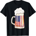 US American Flag Beer Patriotic Eagle 4th July American Flag