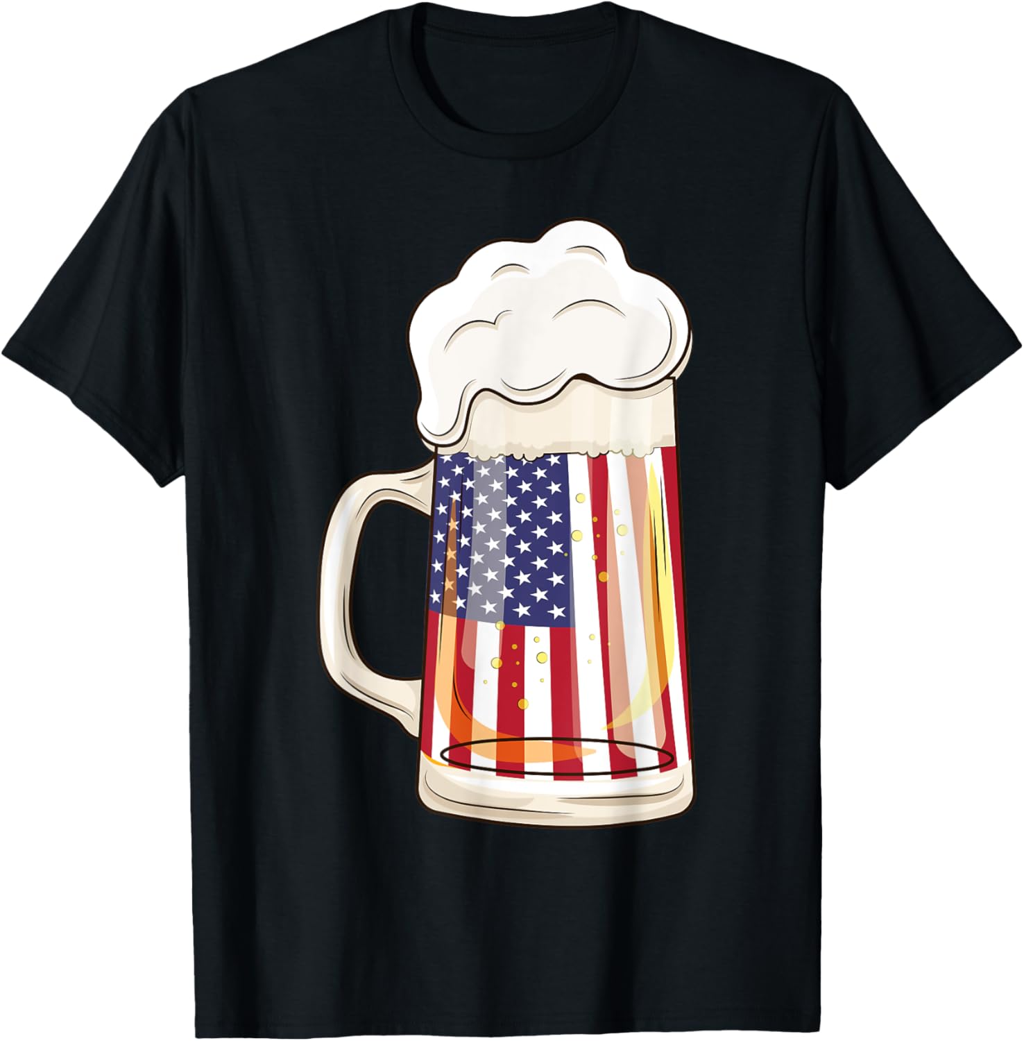 US American Flag Beer Patriotic Eagle 4th July American Flag