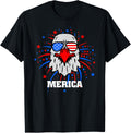 Eagle with American Flag 4th of July