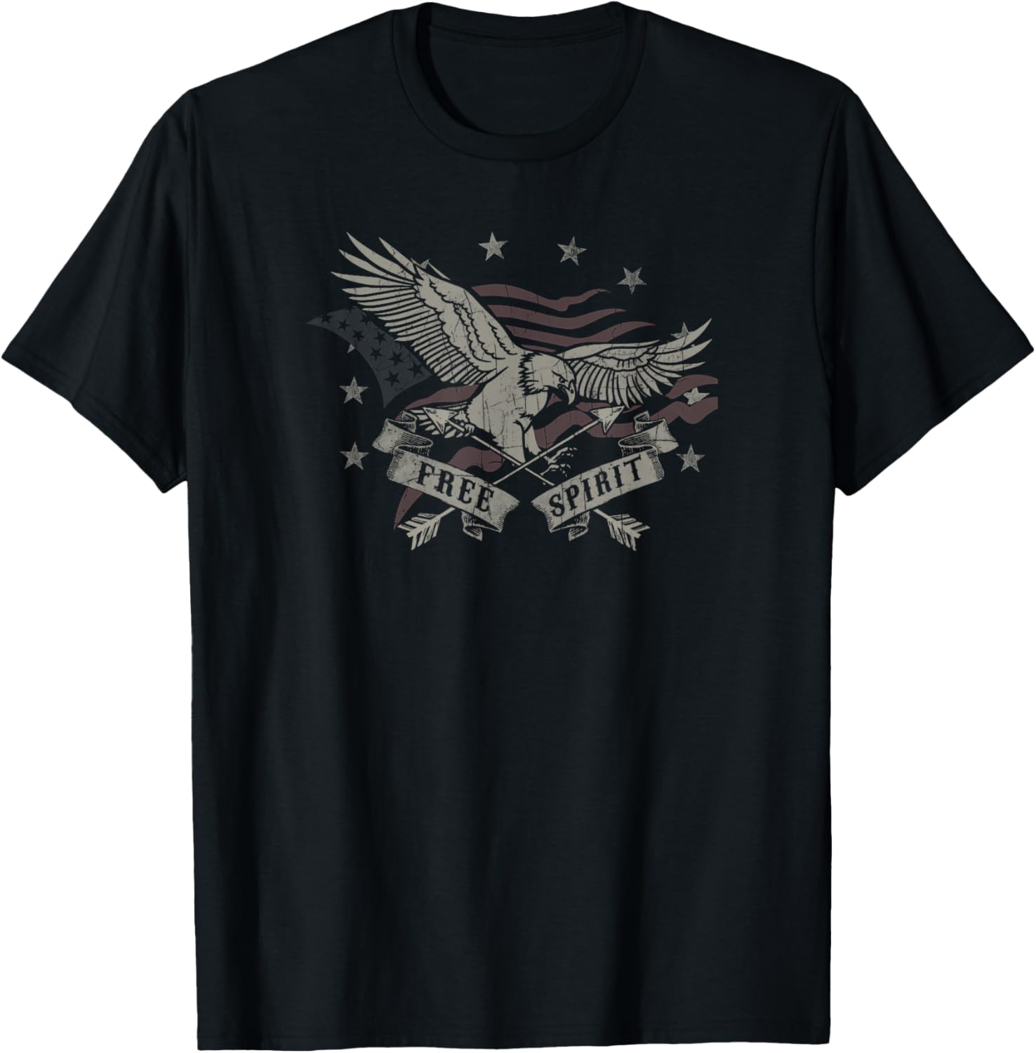 Trendy Free Spirit American Eagle Flag