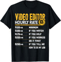 Video Editor Hourly Rate - Videographer Vlogger Filmmaker