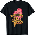 Ice Cream Solves Everything Gelato Maker Lover Ice Cream T-Shirt for Men Women Kids