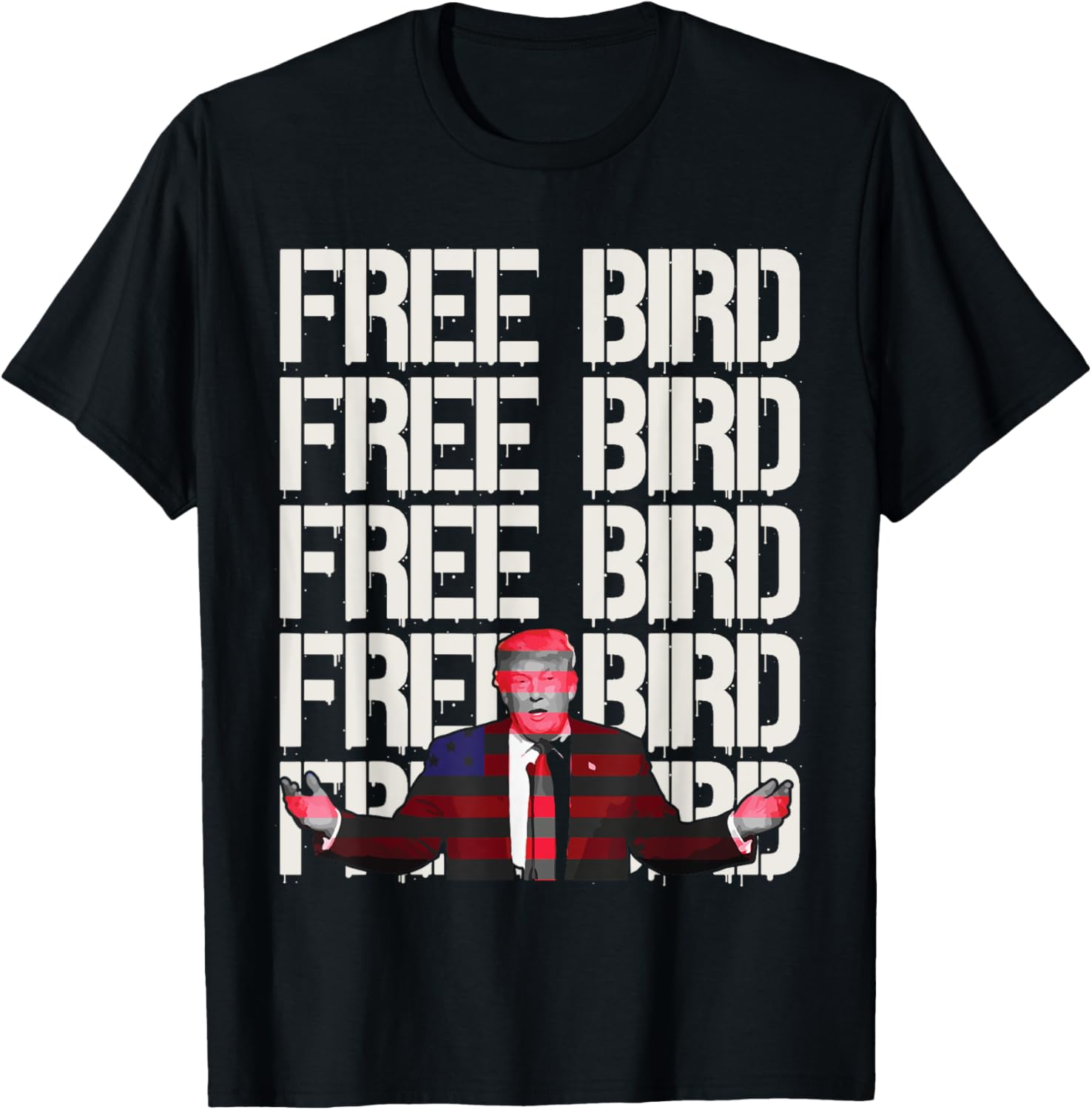 Trump for President 2024 Free Bird American Bald Eagle