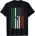 Mexican American Flag T-Shirt Mexico Eagle Women Kids Men