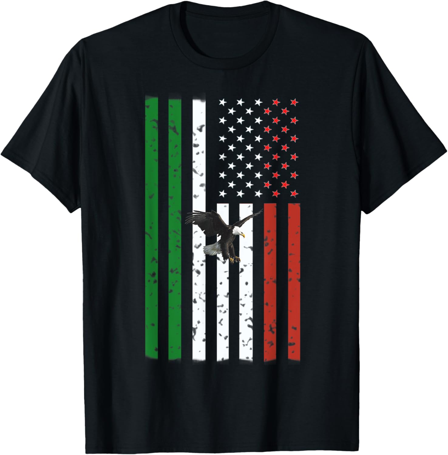 Mexican American Flag T-Shirt Mexico Eagle Women Kids Men